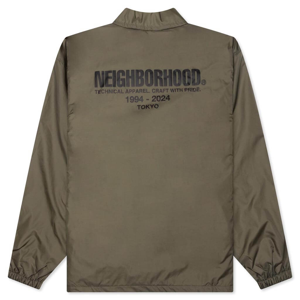 Windbreaker Coach Jacket - Olive Drab