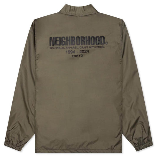 Windbreaker Coach Jacket - Olive Drab