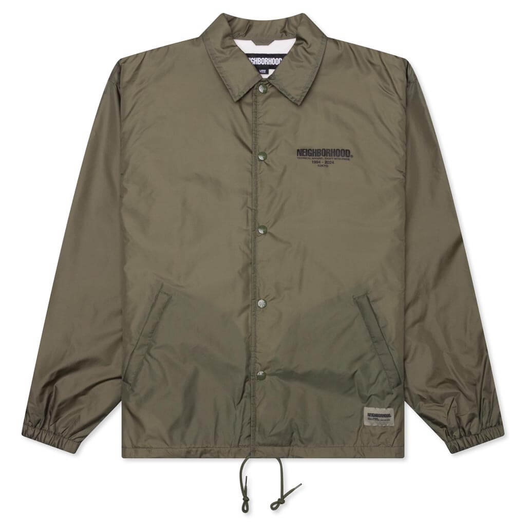 Windbreaker Coach Jacket - Olive Drab