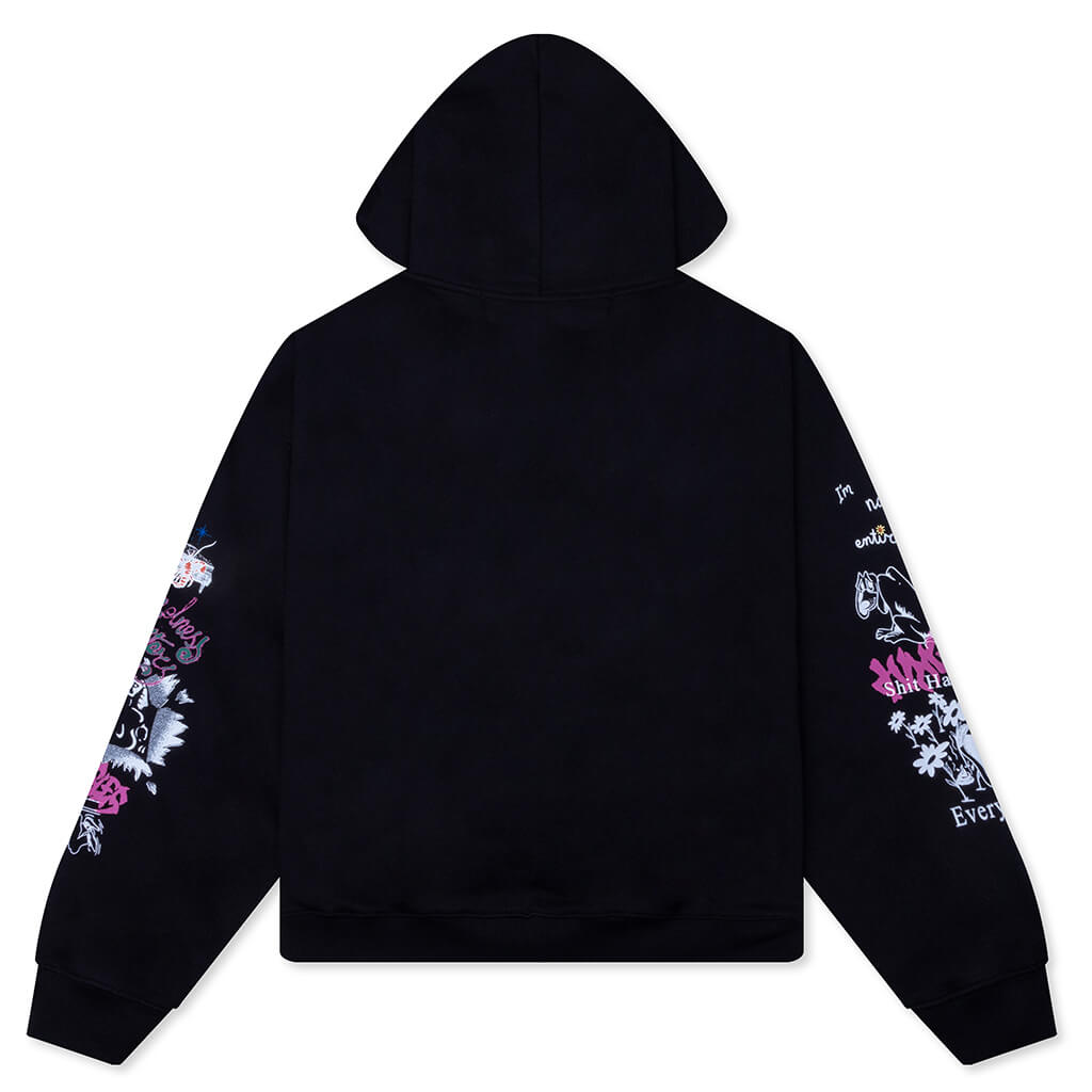 Winter 25 Test Print Hoodie - Black