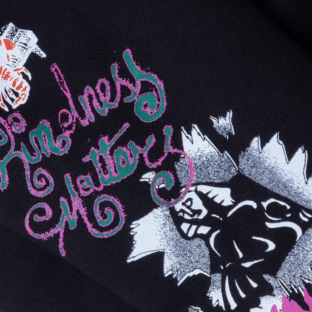 Winter 25 Test Print Hoodie - Black