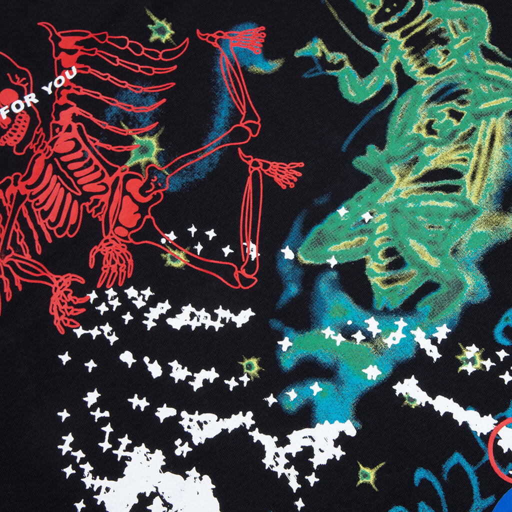 Winter Test Print Tee - Black