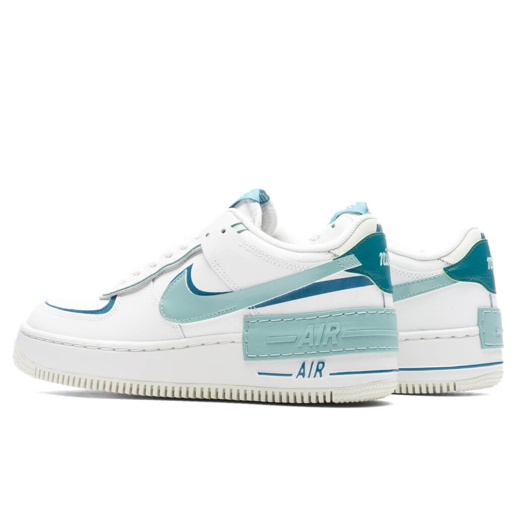 Women's AF1 Shadow - Summit White/Mineral/Industrial Blue