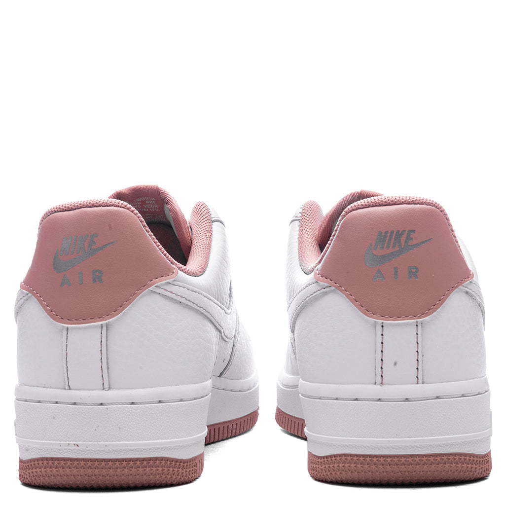 Women's Air Force 1 '07 Mini Jewel - White/Particle Pink/Metallic Silver