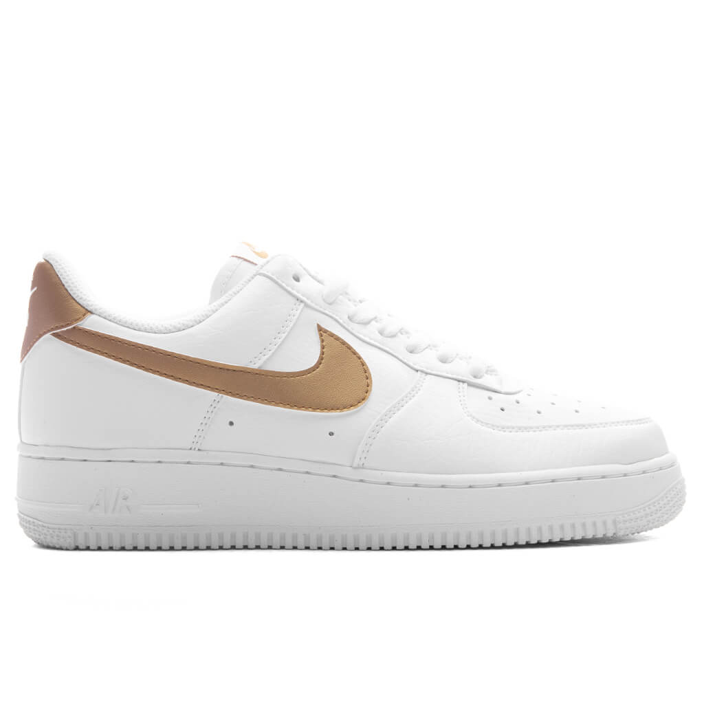 Women's Air Force 1 '07 Next Nature - White/Metallic Gold