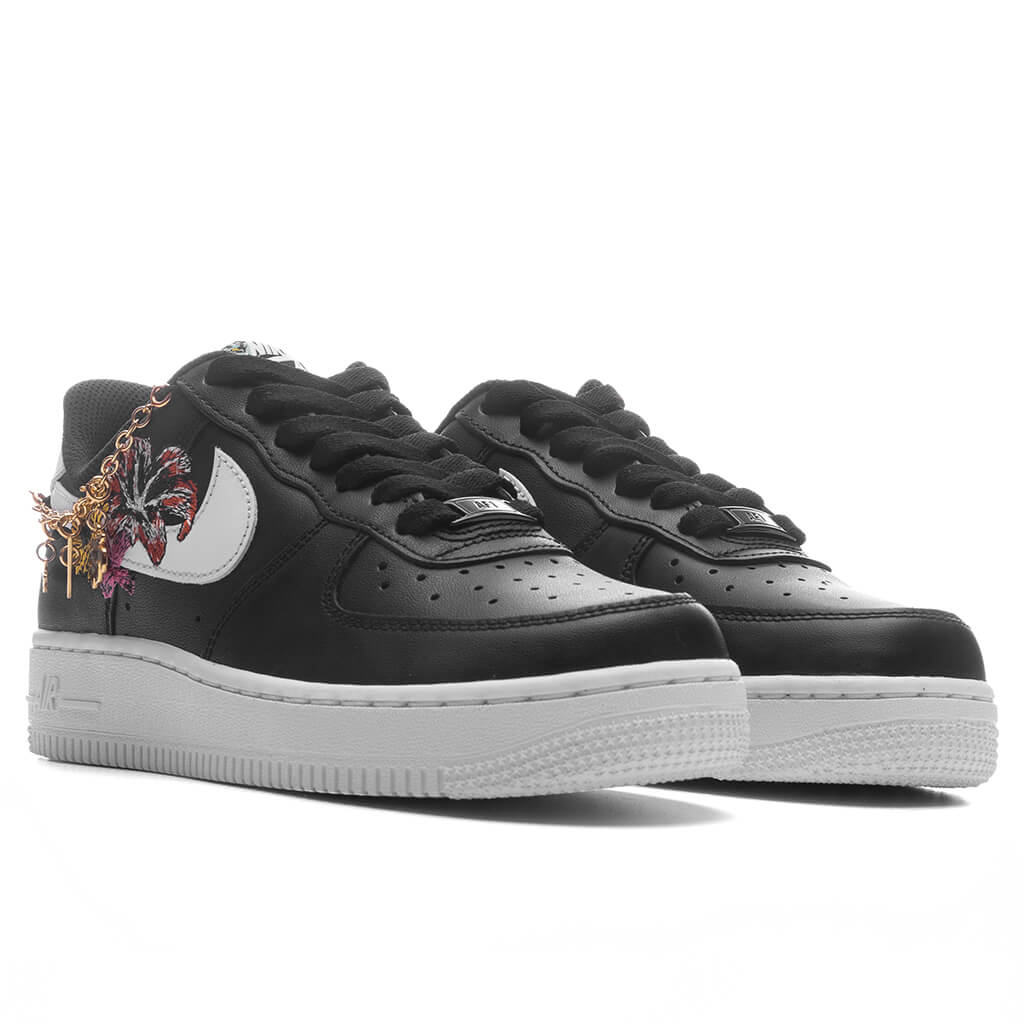 Women's Air Force 1 '07 Premium 'Now Accepting All Flowers' - Black/White/Metallic Gold
