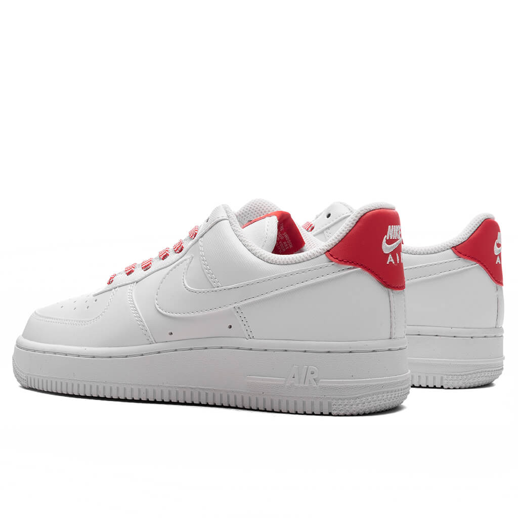 Women's Air Force 1 '07 Next Nature - White/Light Crimson/Pink Foam