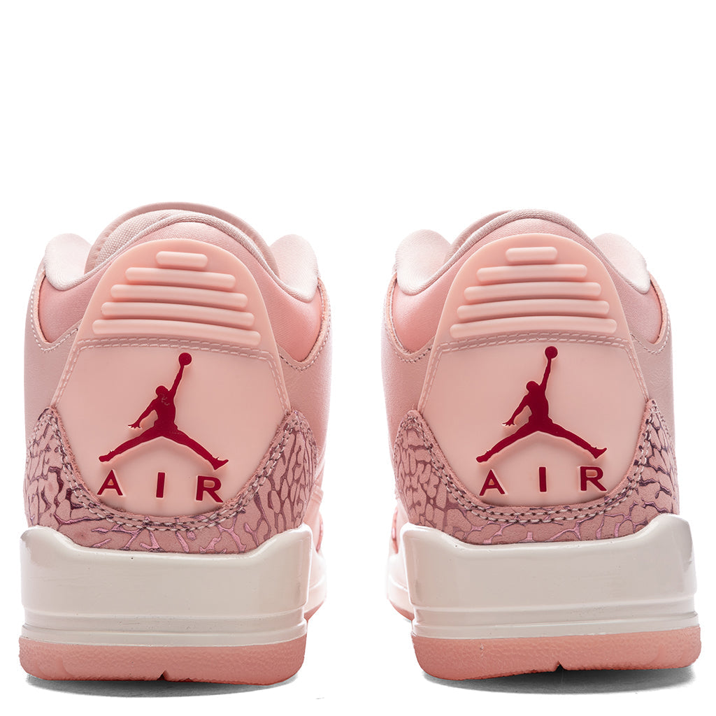 Women's Air Jordan 3 Retro 'Treat Yourself' - Washed Coral/Gym Red/Sail