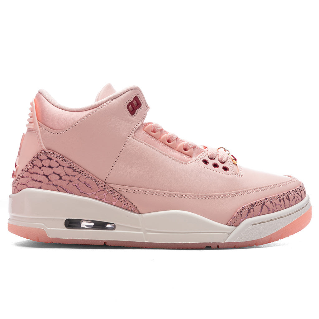 Women's Air Jordan 3 Retro 'Treat Yourself' - Washed Coral/Gym Red/Sail