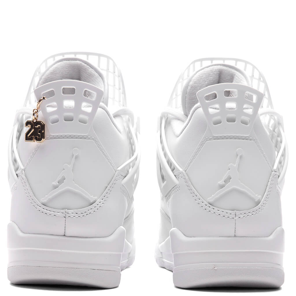 Women's Air Jordan 4 Net - White/Phantom/Metallic Gold