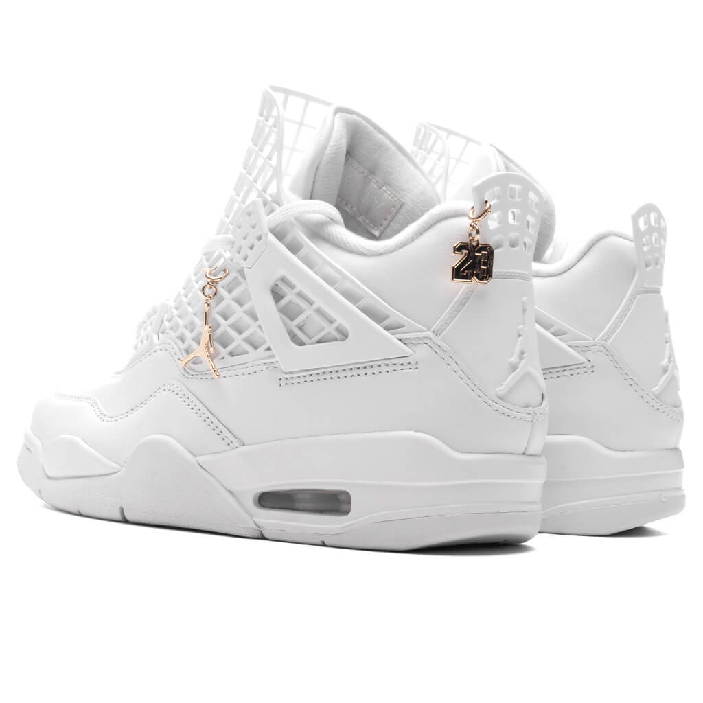 Women's Air Jordan 4 Net - White/Phantom/Metallic Gold