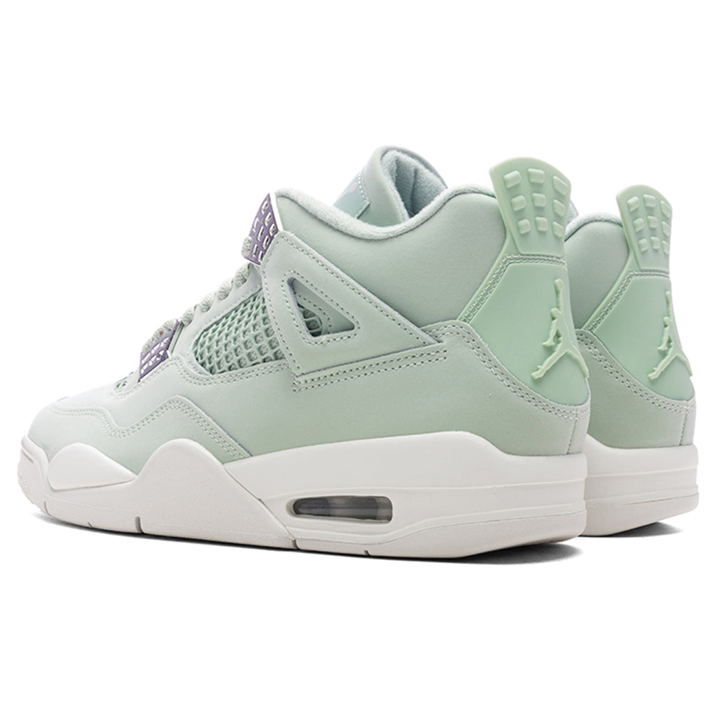 Women's Air Jordan 4 Retro 'Abundance'- Seafoam/Sail/Metallic Silver