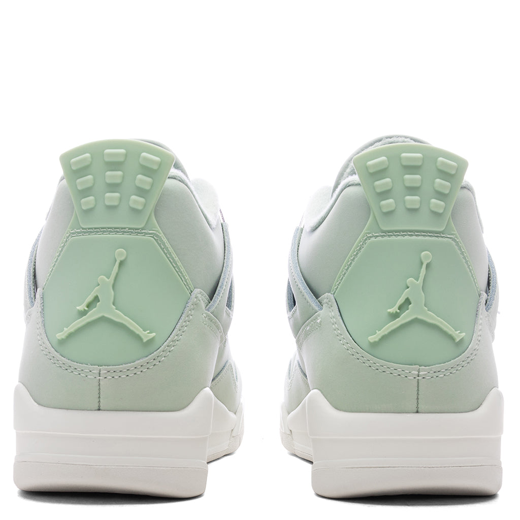 Women's Air Jordan 4 Retro 'Abundance'- Seafoam/Sail/Metallic Silver