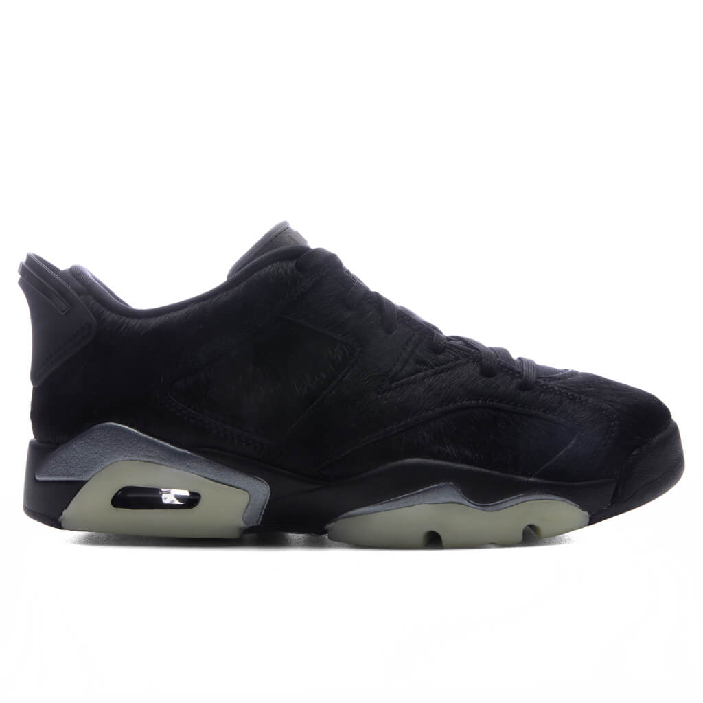 Women's Air Jordan 6 Retro Low 'Blackout' - Triple Black