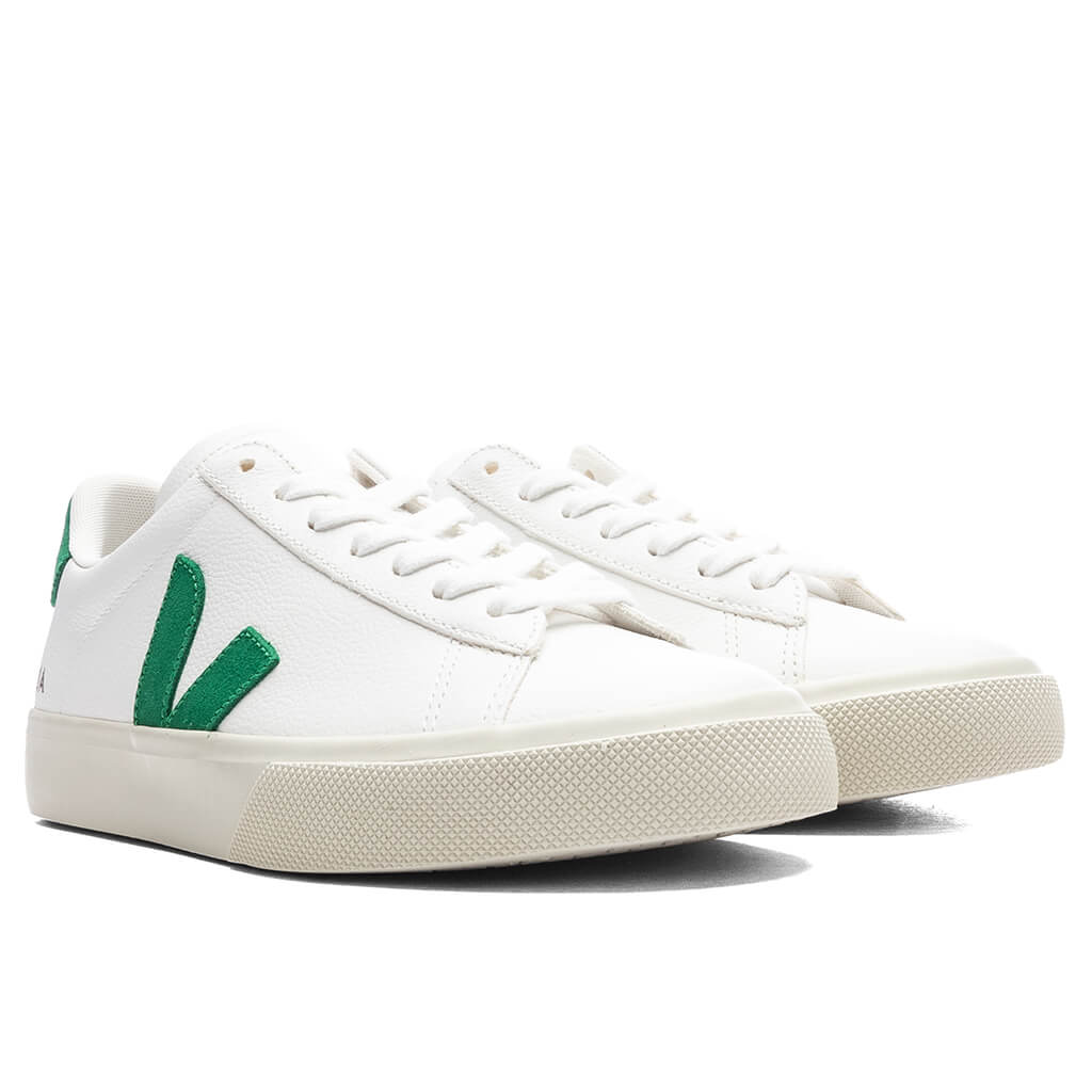 Women's Campo Chromefree Leather - Extra White/Emeraude