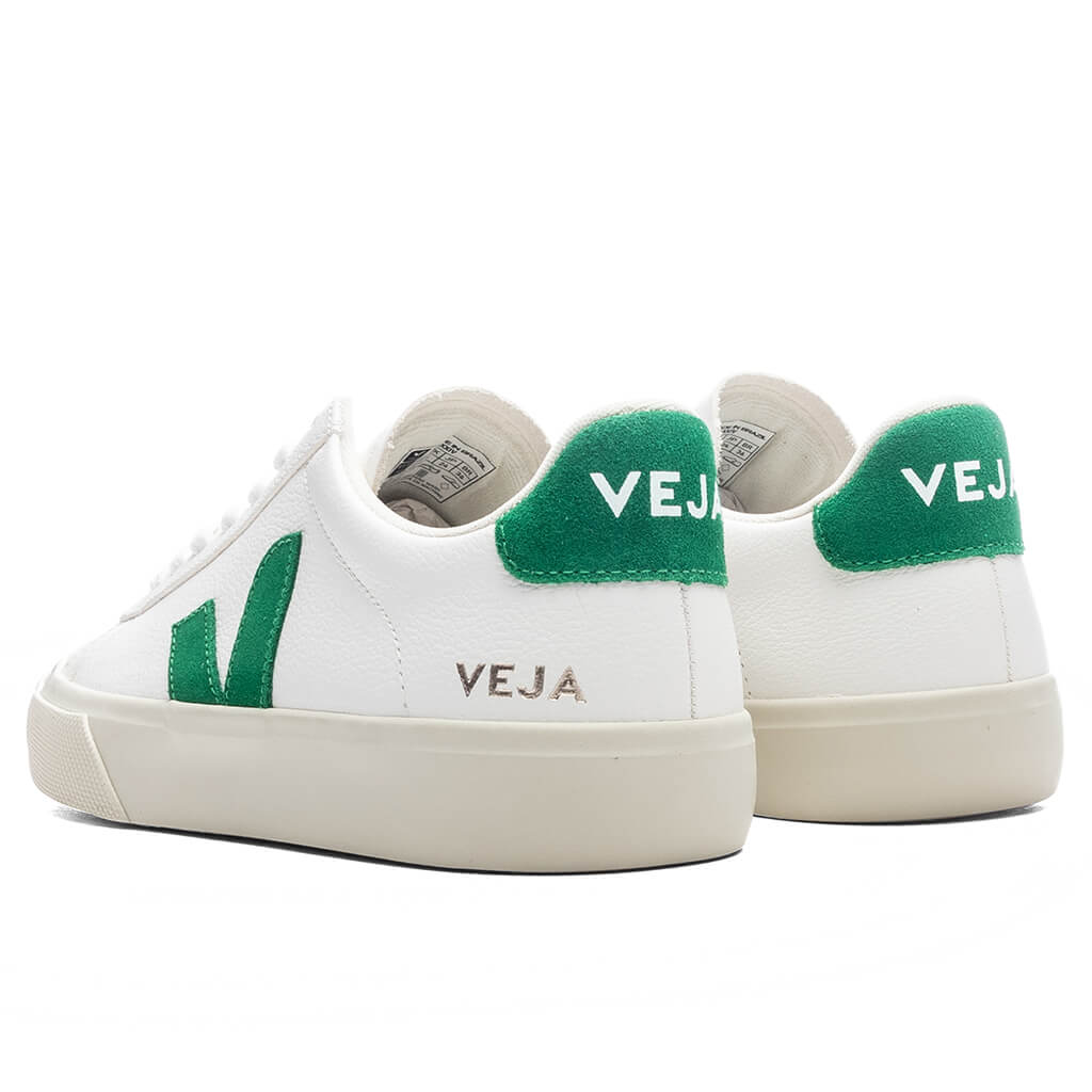 Women's Campo Chromefree Leather - Extra White/Emeraude