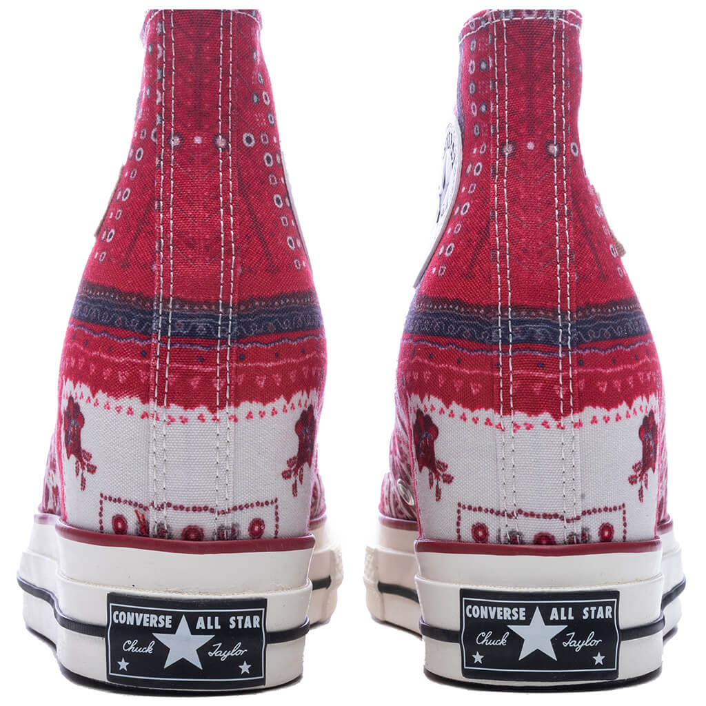 Converse x Isabel Marant Women's Chuck 70 Wedge Hi - Vanilla Ice/Red/Black