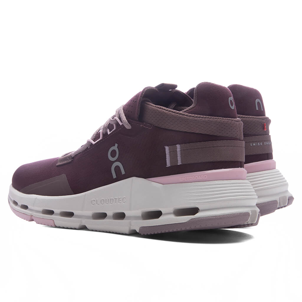Women's Cloudnova 2 - Maroon/Peony