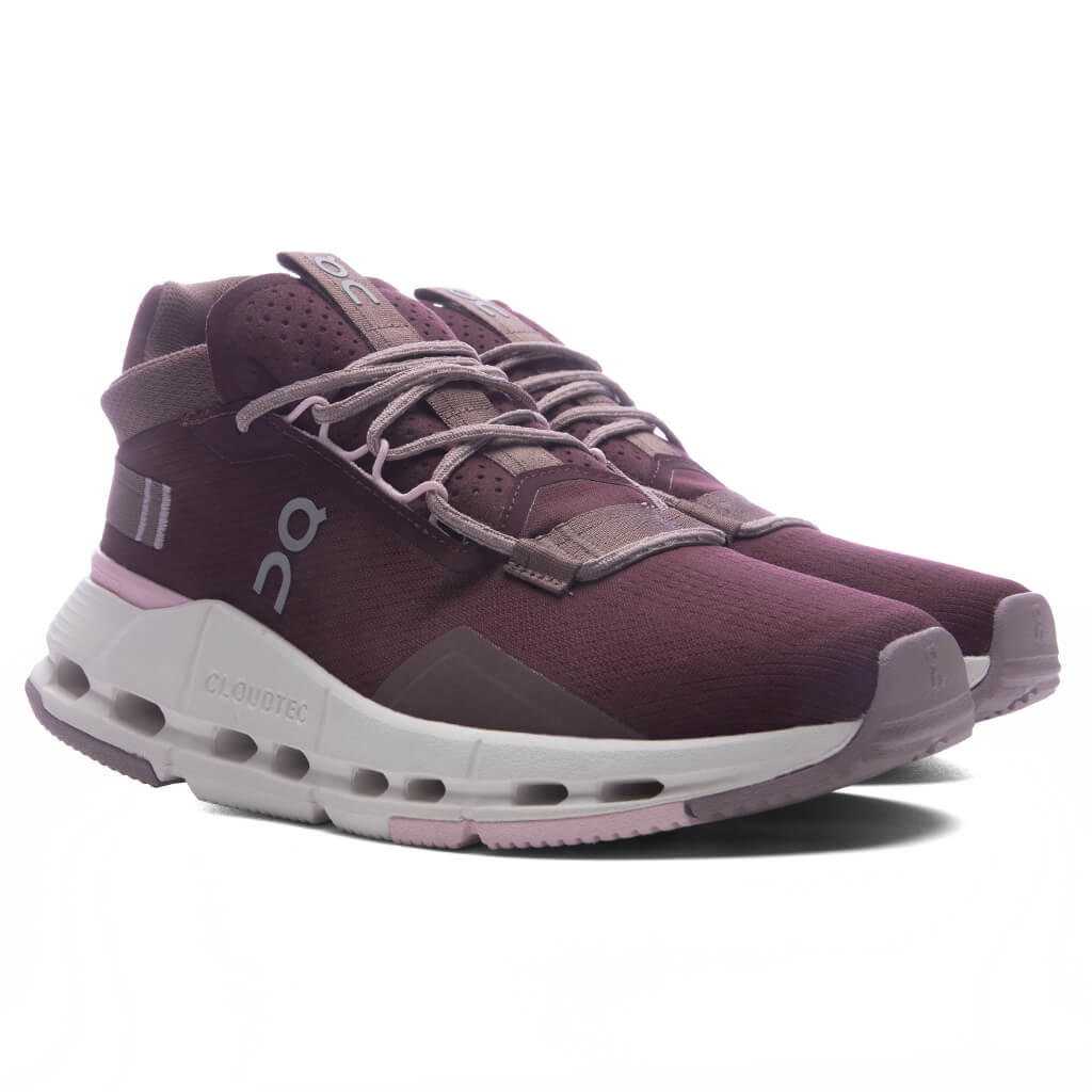 Women's Cloudnova 2 - Maroon/Peony