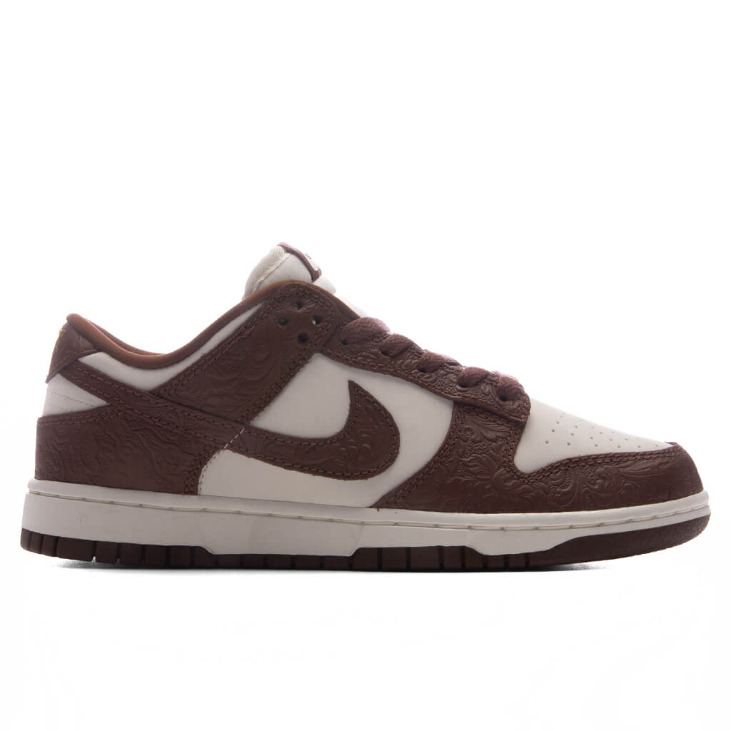 Women's Dunk Low 'Embossed Baroque' - Sail/Fauna Brown/Metallic Gold