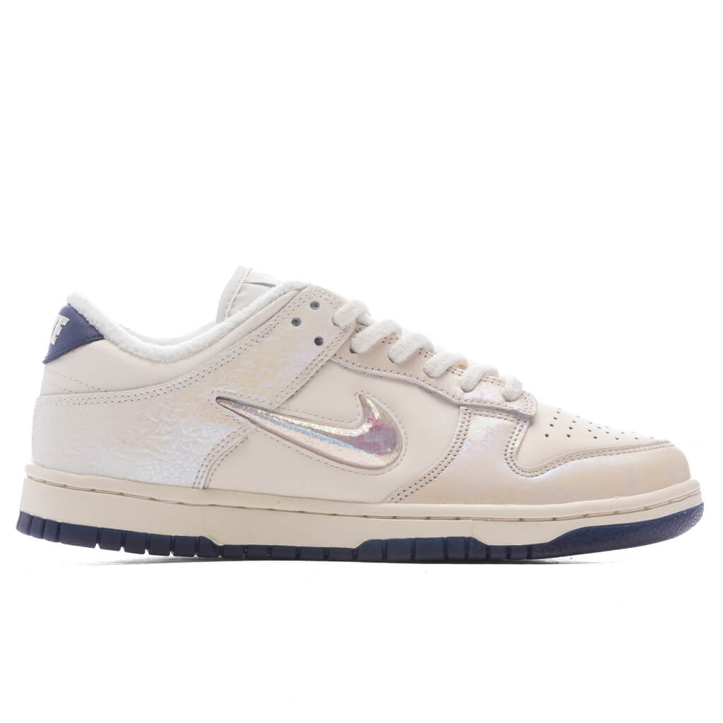 Women's Dunk Low - Soft Pearl/Multi/Midnight Navy