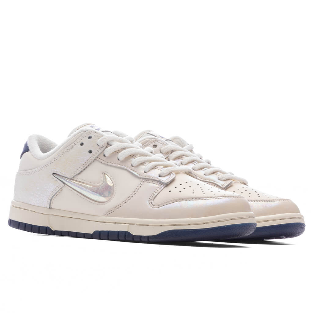Women's Dunk Low - Soft Pearl/Multi/Midnight Navy