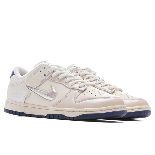 Women's Dunk Low - Soft Pearl/Multi/Midnight Navy