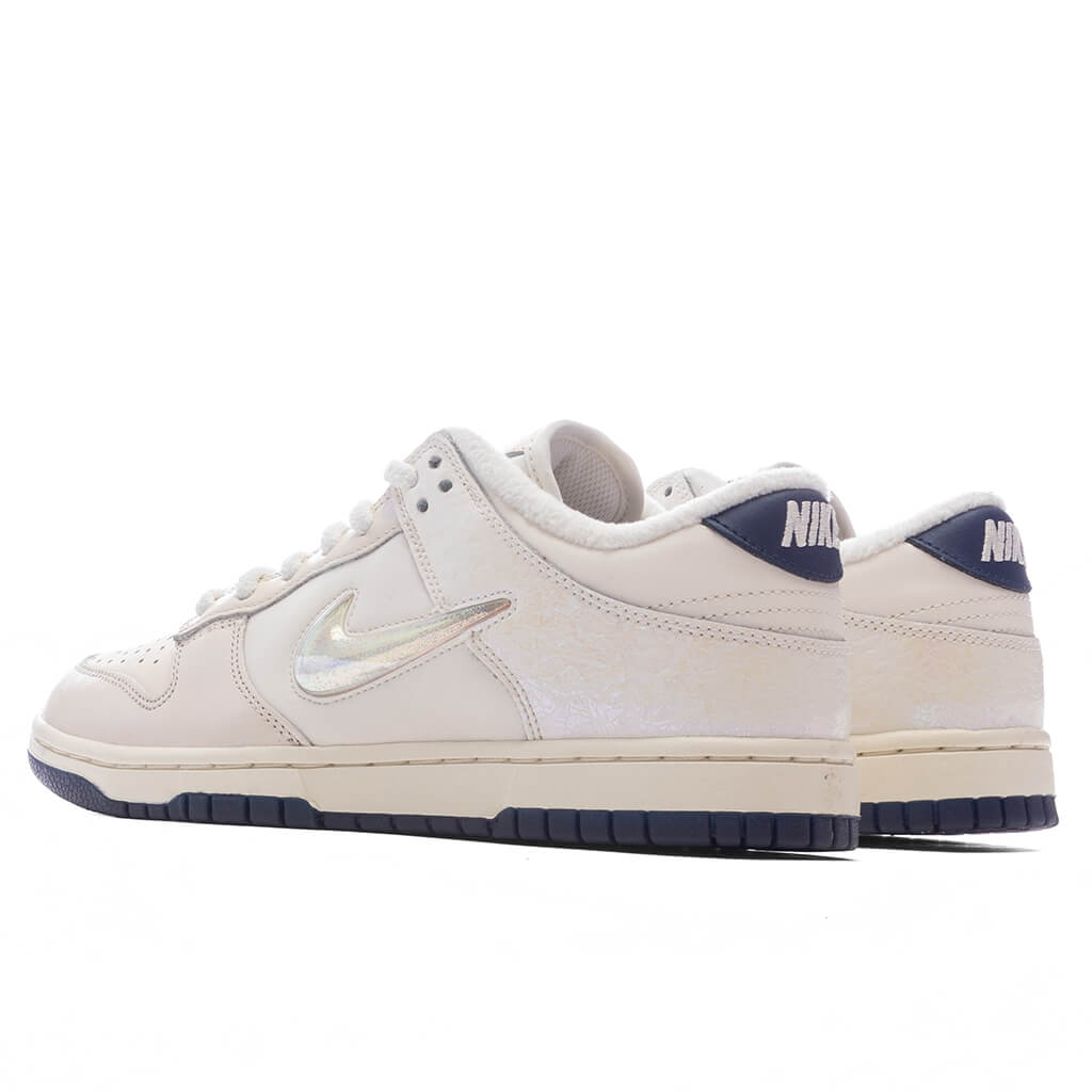 Women's Dunk Low - Soft Pearl/Multi/Midnight Navy