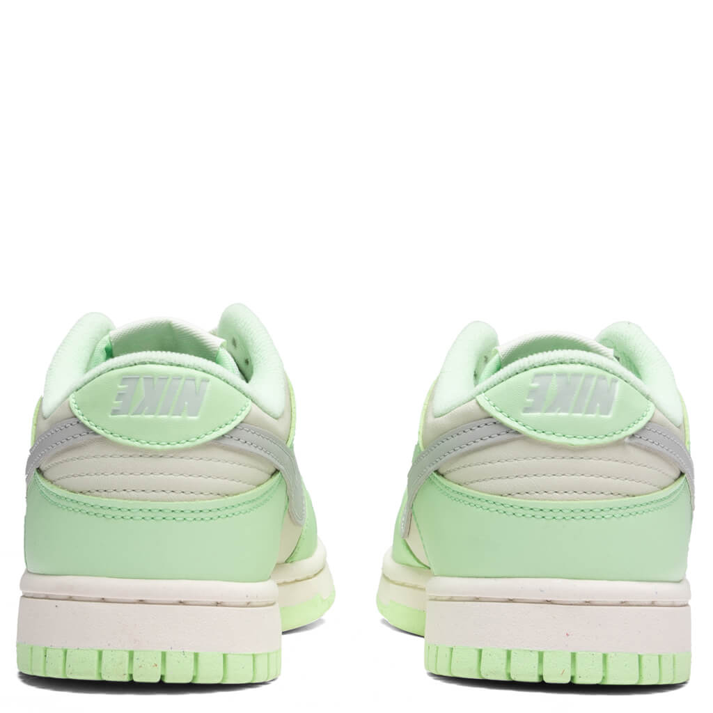 Women's Dunk Low Next Nature - Sea Glass/Light Silver/Vapor Green/Sail