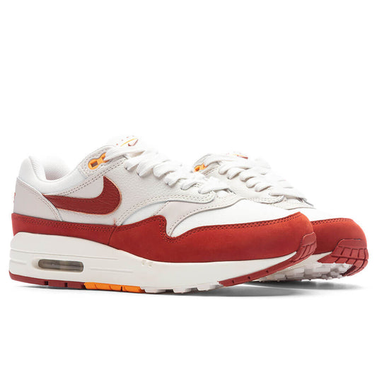 Women's Nike Air Max 1 LX - Sail/Rugged Orange/Light Orewood Brown
