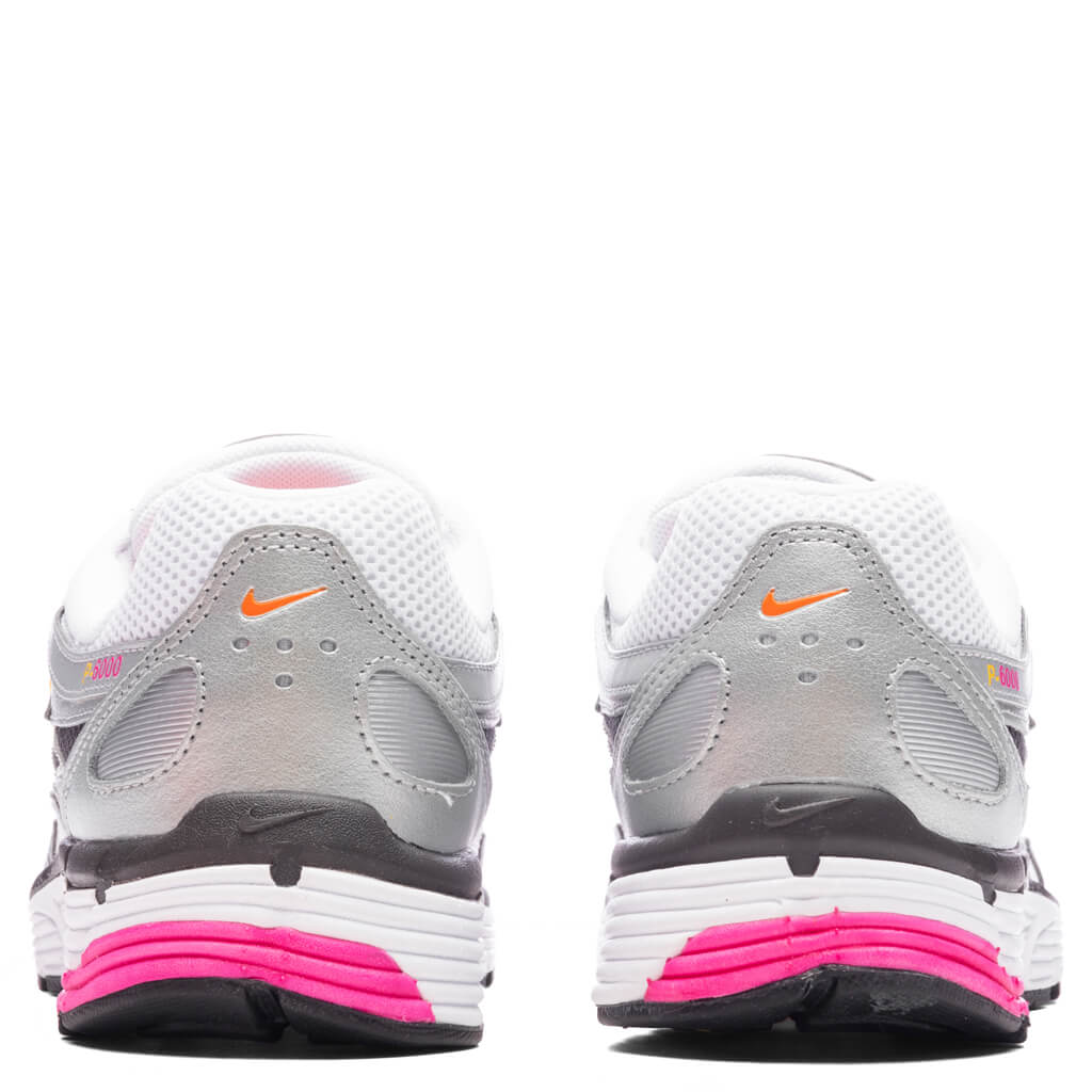 Women's P-6000 - White/Laser Fuchsia/Metallic Platinum