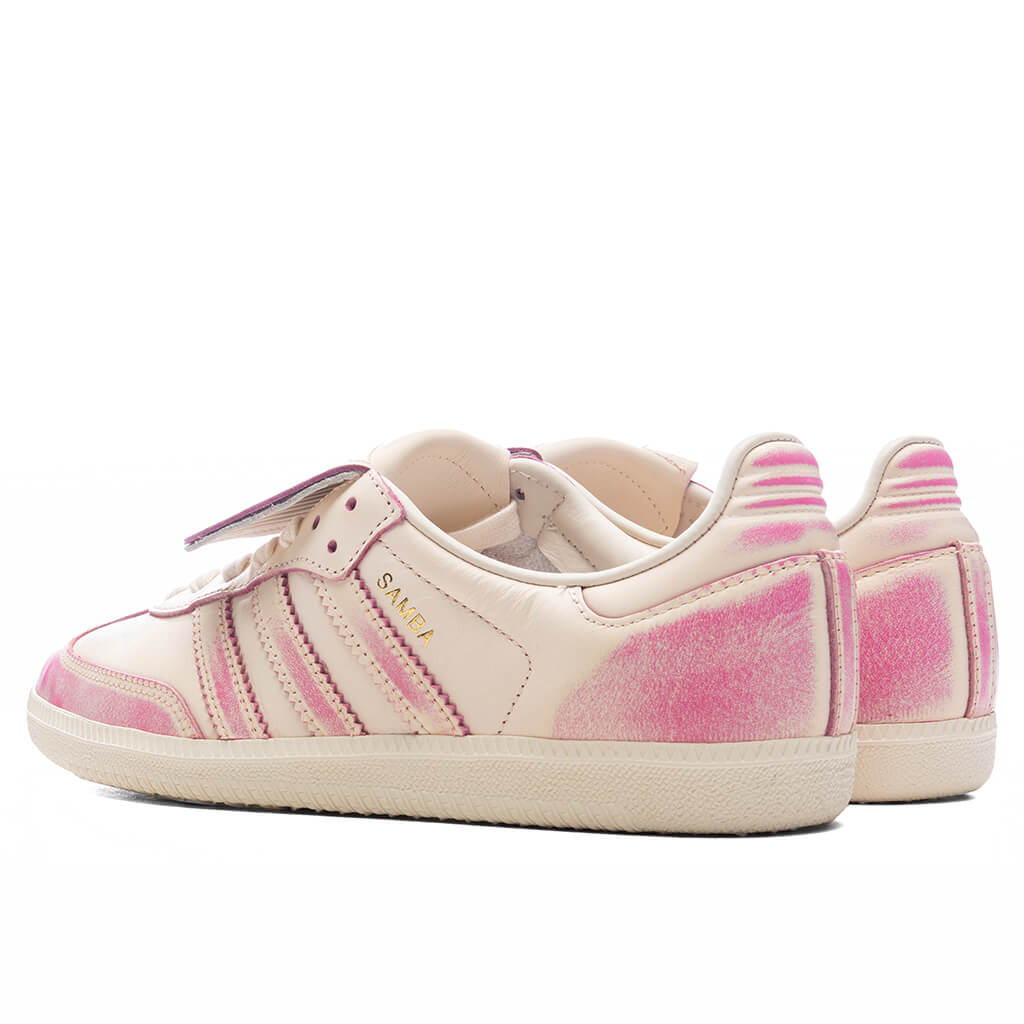 Women's Samba Long Tongue - Cream White/Shock Pink