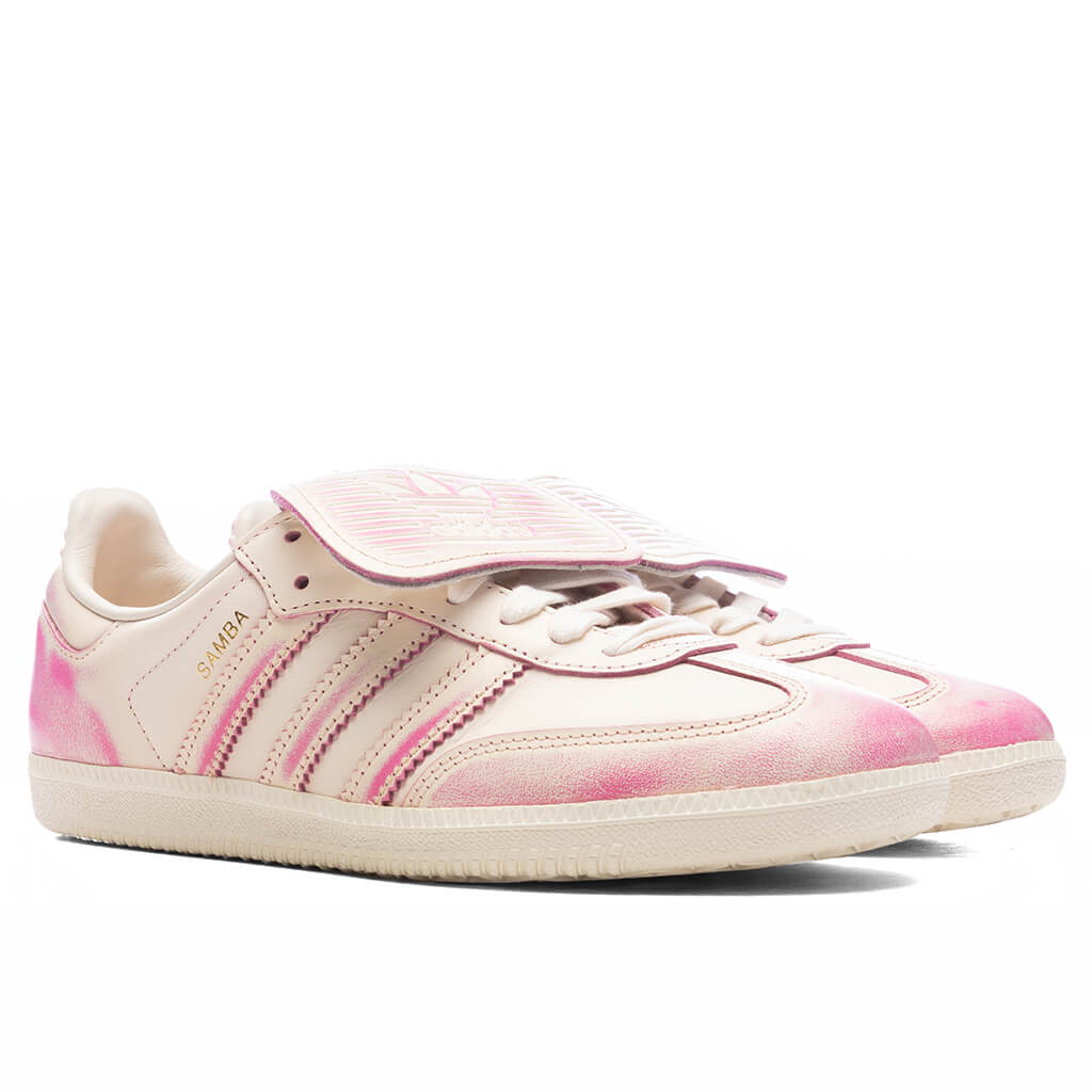 Women's Samba Long Tongue - Cream White/Shock Pink