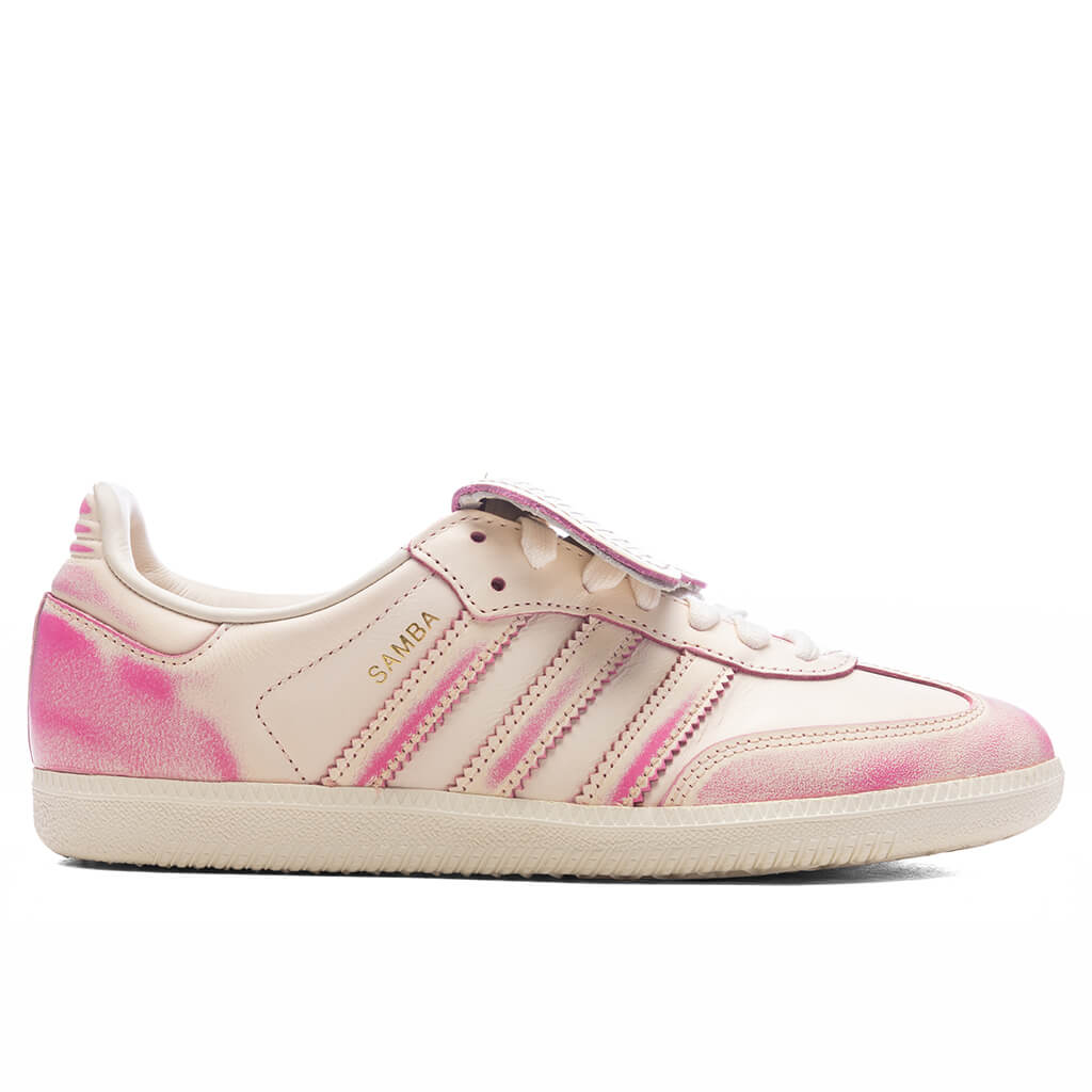 Women's Samba Long Tongue - Cream White/Shock Pink