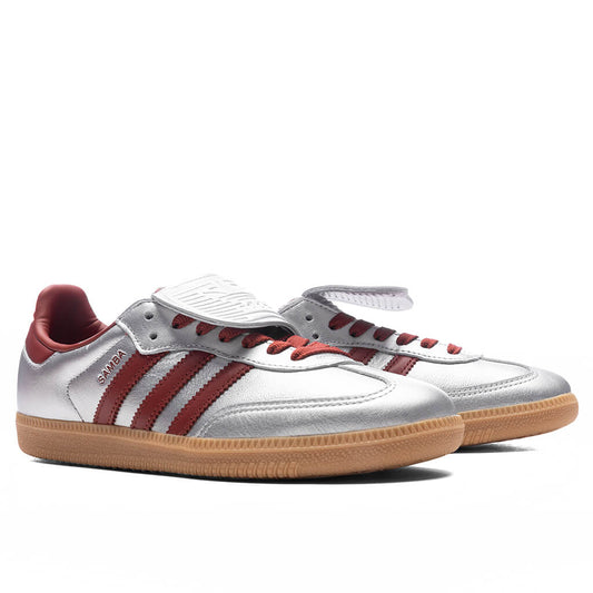 Women's Samba Long Tongue - Silver Metallic/Preloved Ruby/Gum