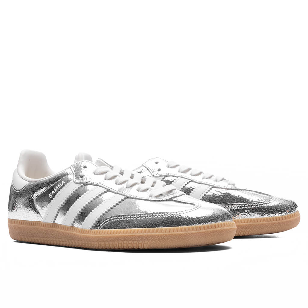 Women's Samba OG - Silver Metallic/Cloud White/Core White