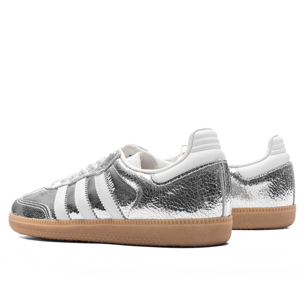 Women's Samba OG - Silver Metallic/Cloud White/Core White