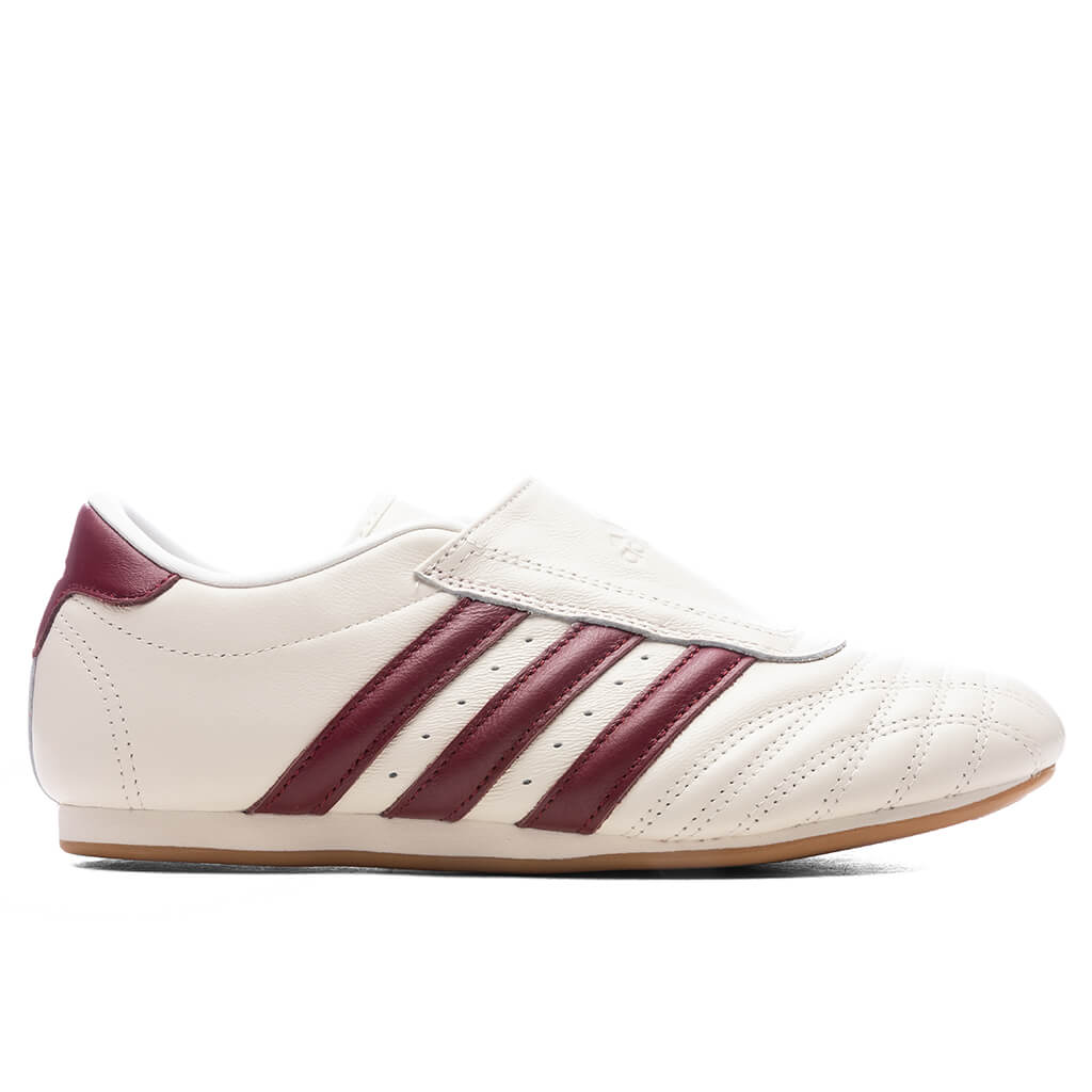 Women's Taekwondo - Off White/Noble Maroon/Gum