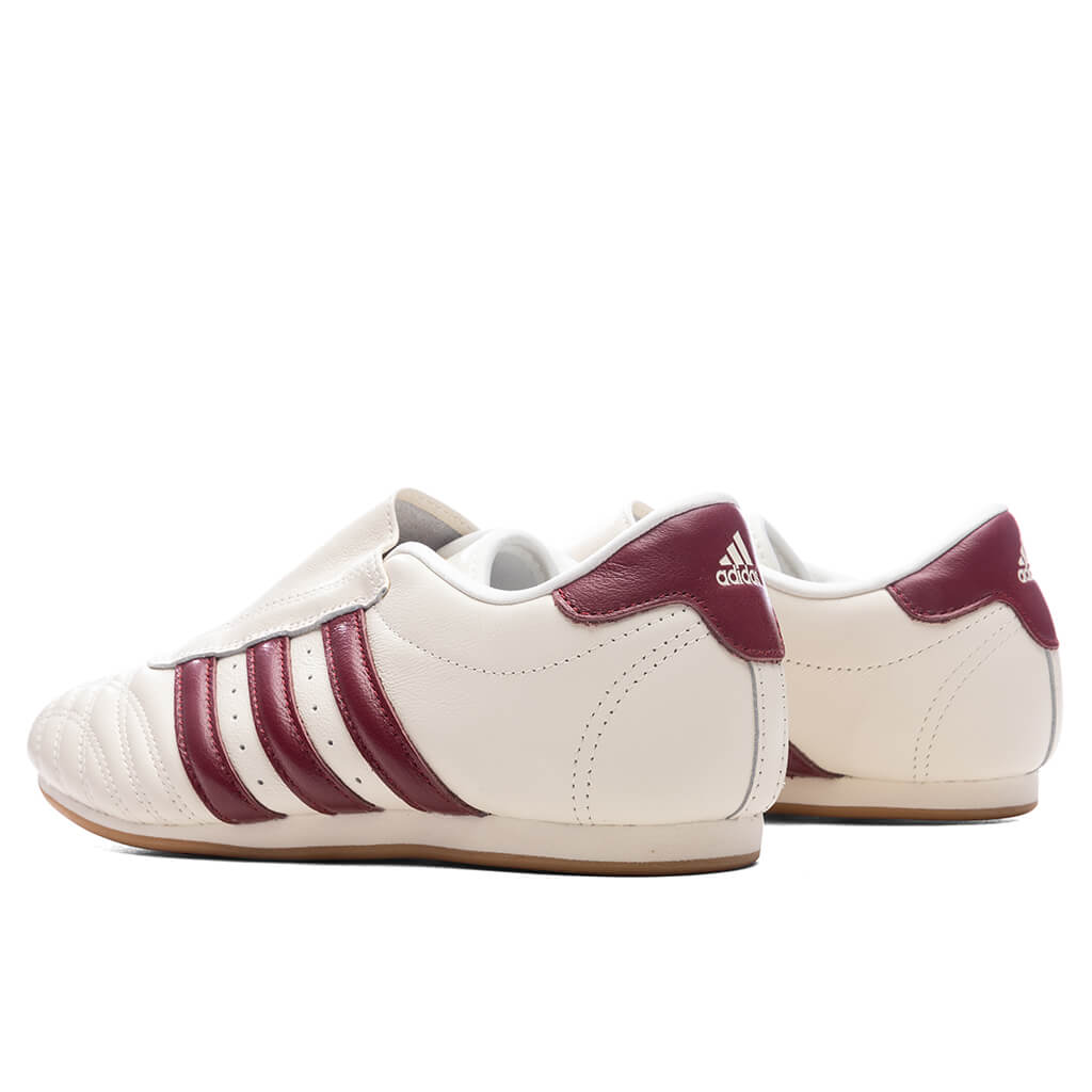 Women's Taekwondo - Off White/Noble Maroon/Gum
