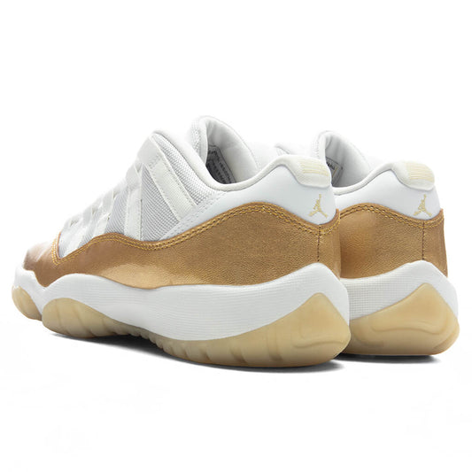 Women's Air Jordan 11 Retro Low 'Mother's Day' - White/Metallic Gold/Team Gold