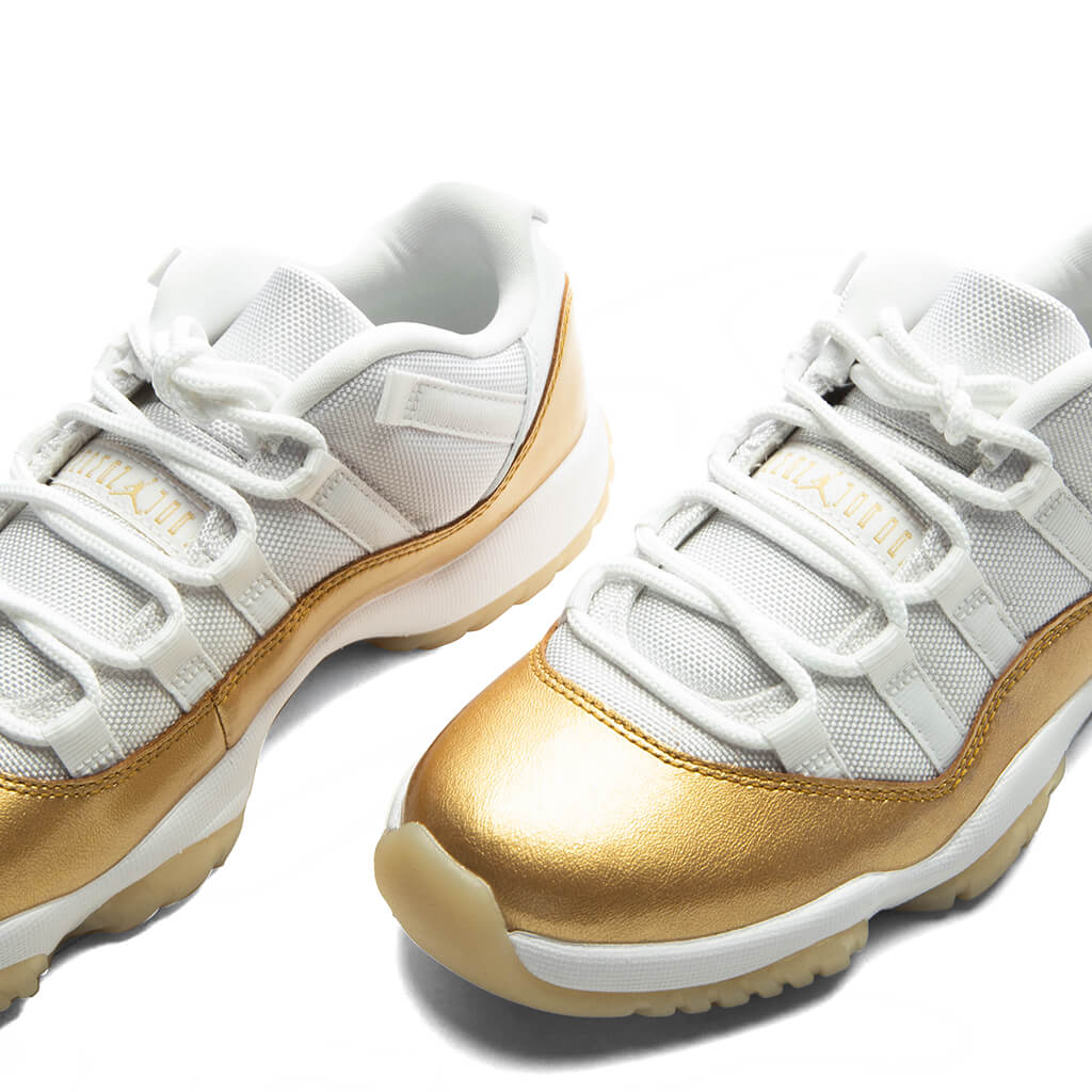 Women's Air Jordan 11 Retro Low 'Mother's Day' - White/Metallic Gold/Team Gold
