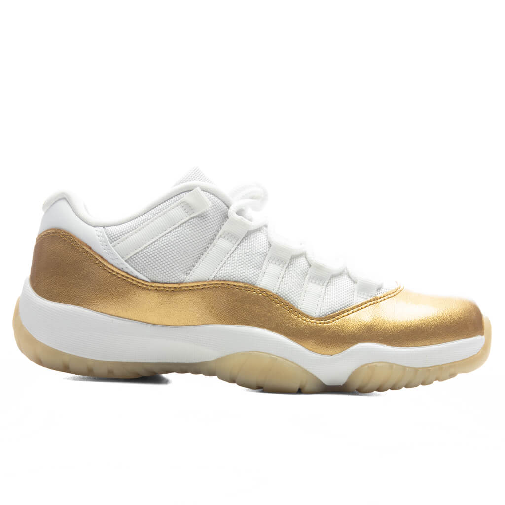 Women's Air Jordan 11 Retro Low 'Mother's Day' - White/Metallic Gold/Team Gold