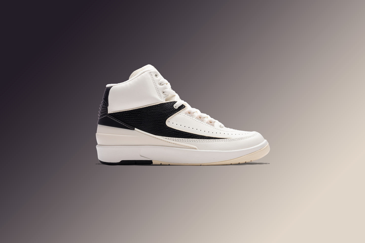 Women's Air Jordan 2 Retro - Sail/Coconut Milk/Black