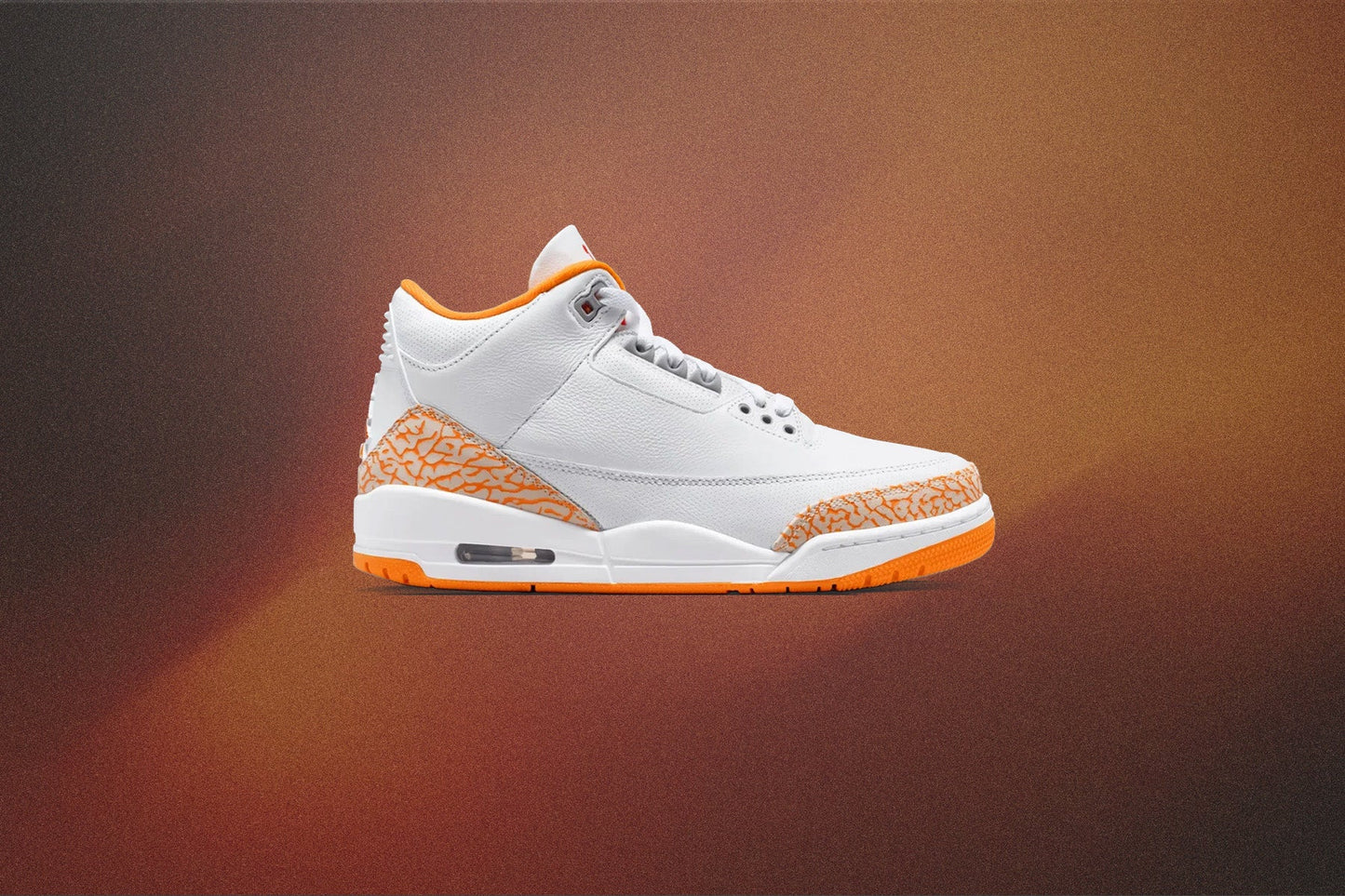 Women's Air Jordan 3 Retro 'Orange Citrus' - White/Multi Color/Orange Peel