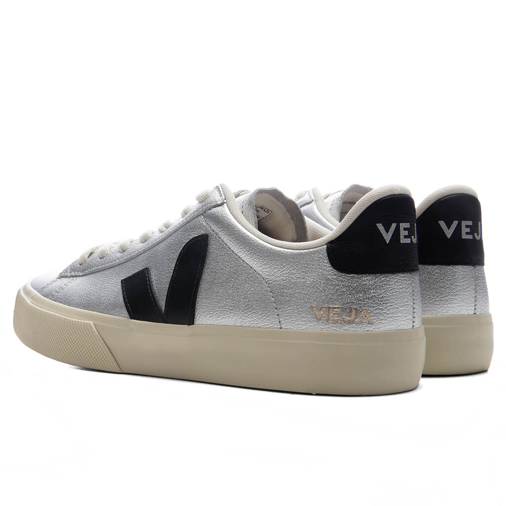Women's Campo Leather - Silver/Black