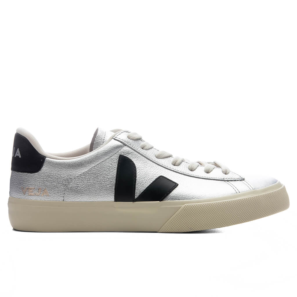 Women's Campo Leather - Silver/Black