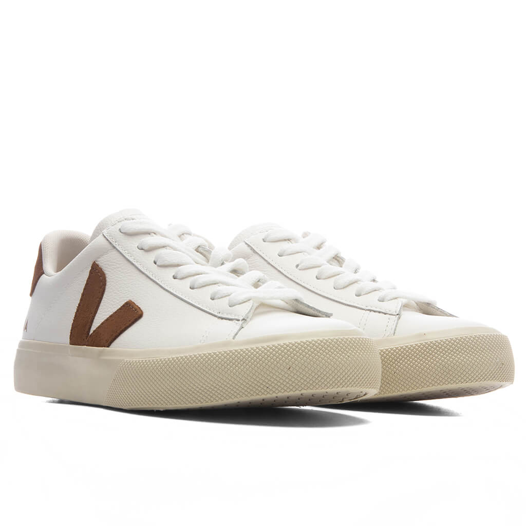 Women's Campo Leather - White/Cognac