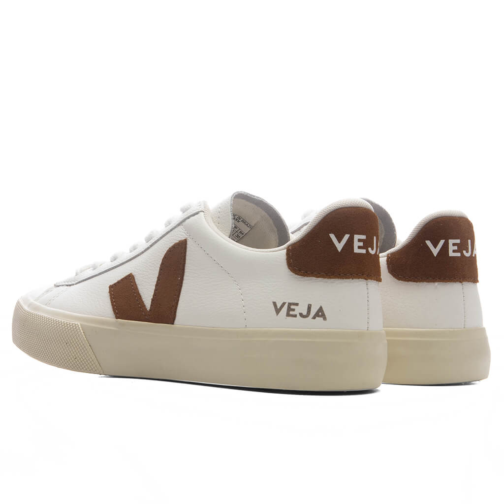 Women's Campo Leather - White/Cognac