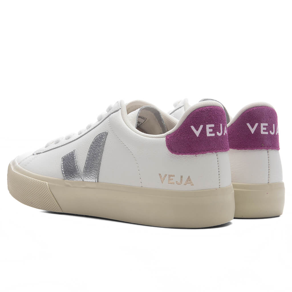Women's Campo Leather - White/Silver/Ultraviolet