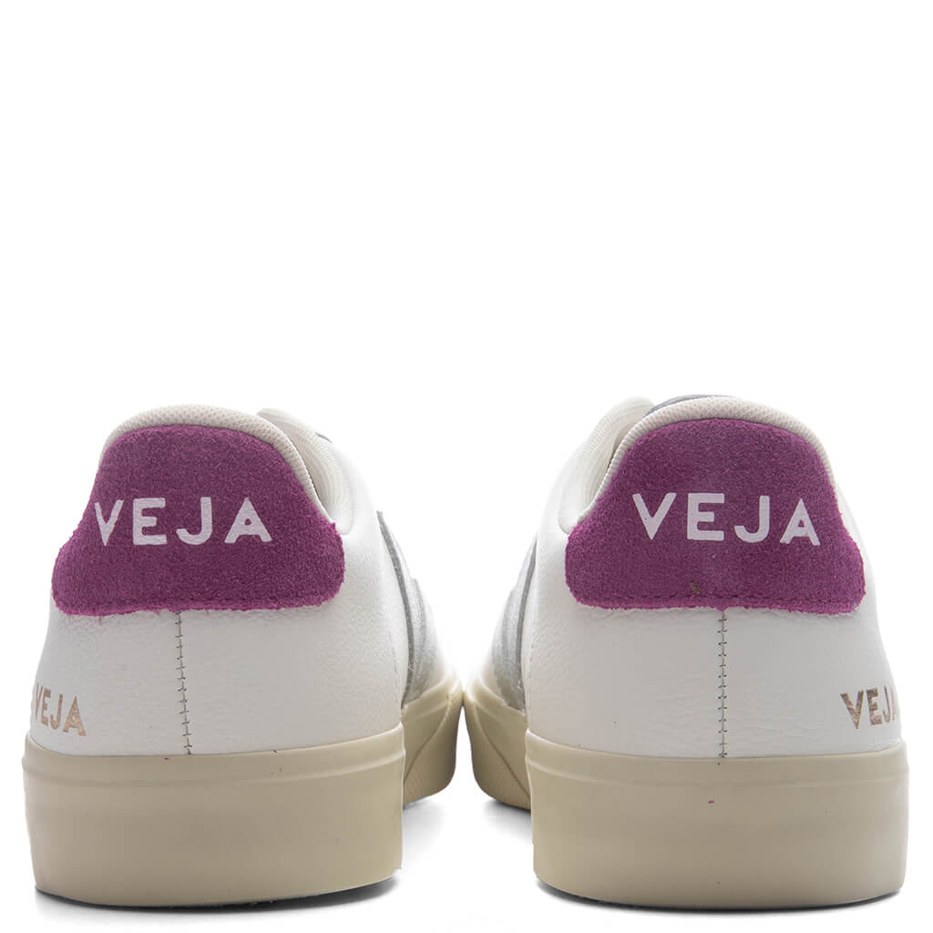 Women's Campo Leather - White/Silver/Ultraviolet